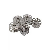 BOBBIN "M" CLASS W/SLOT FOR WALKING FOOT COMPOUND FEED MACHINES CHROME METAL 18034W B9117-201-000